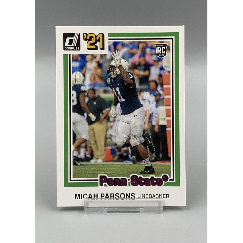 2021  Panini Chronicles Draft‎ Picks #27 Micah Parsons Donruss Retro Pink